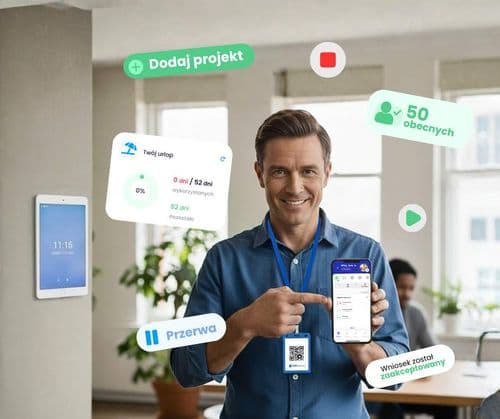 image of RCPonline - system do rejestracji czasu pracy przez Internet