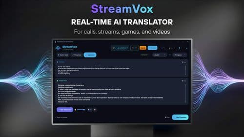 image of StreamVox - AI Live Translator