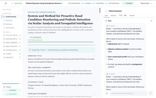 image of Eety AI - An AI Assistant for Patent Drafting