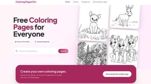 image of Coloring Pages Pro