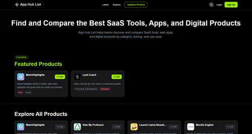 image of App Hub List