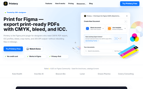 image of Printery - Print for Figma