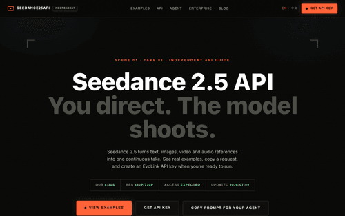 image of Seedance 2.5 API