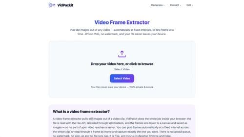 Video Compressor — VidPackit
